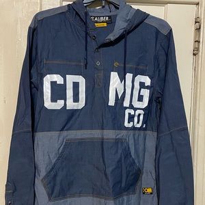 Caliber men’s‎ vintage denim hooded top Medium